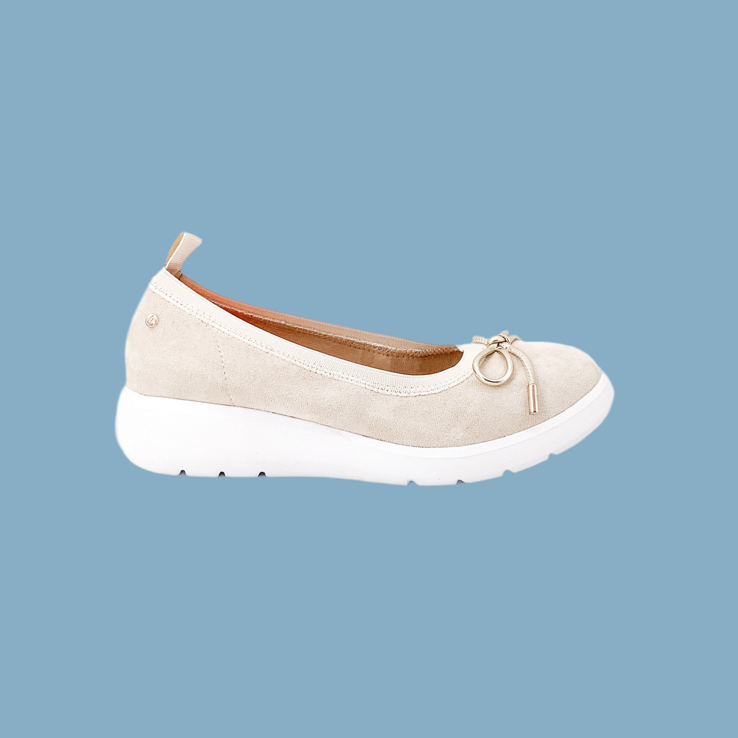 Impronte Moka Ballerina Lame Platinum