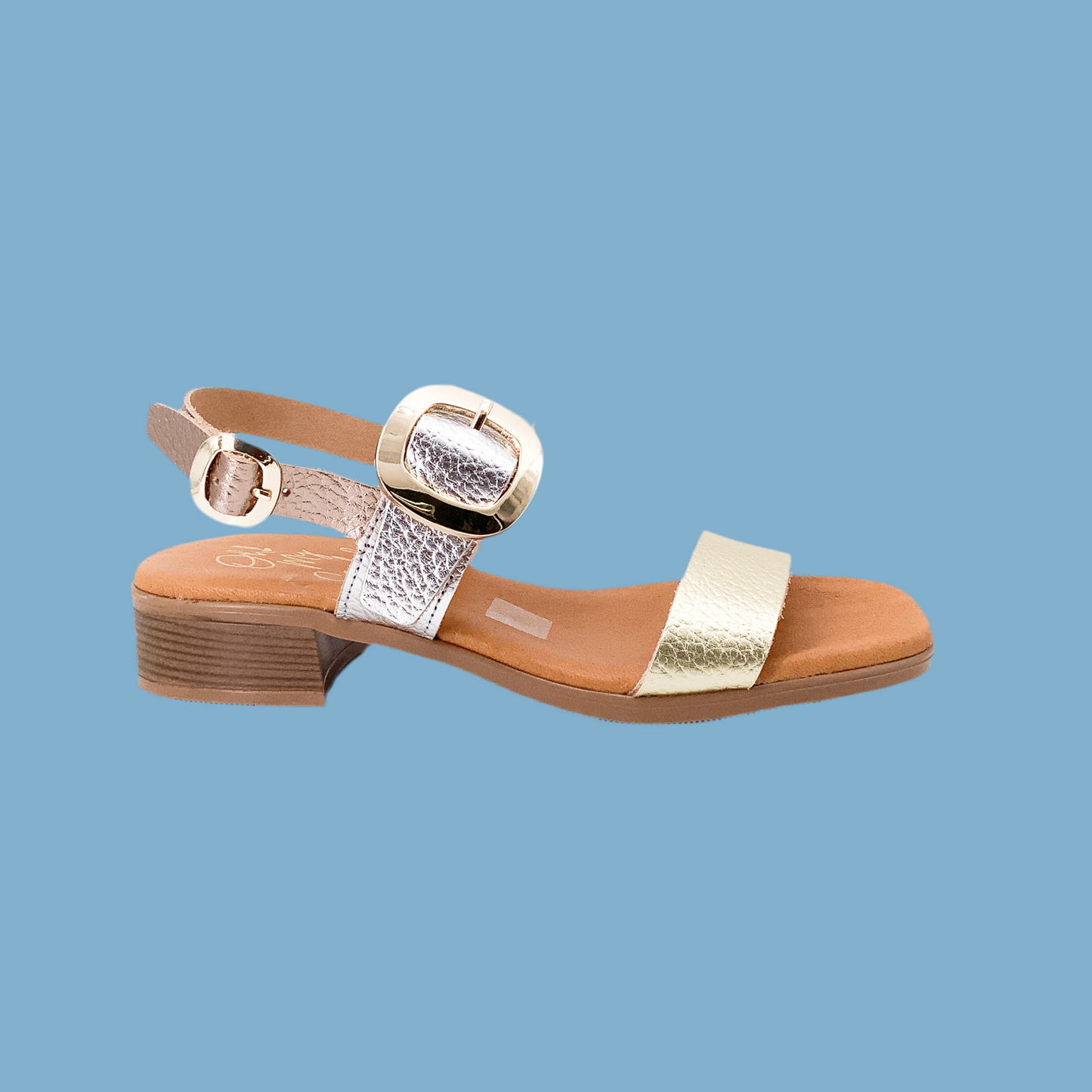 Oh! Meine Sandalen 5609 Doya Silber