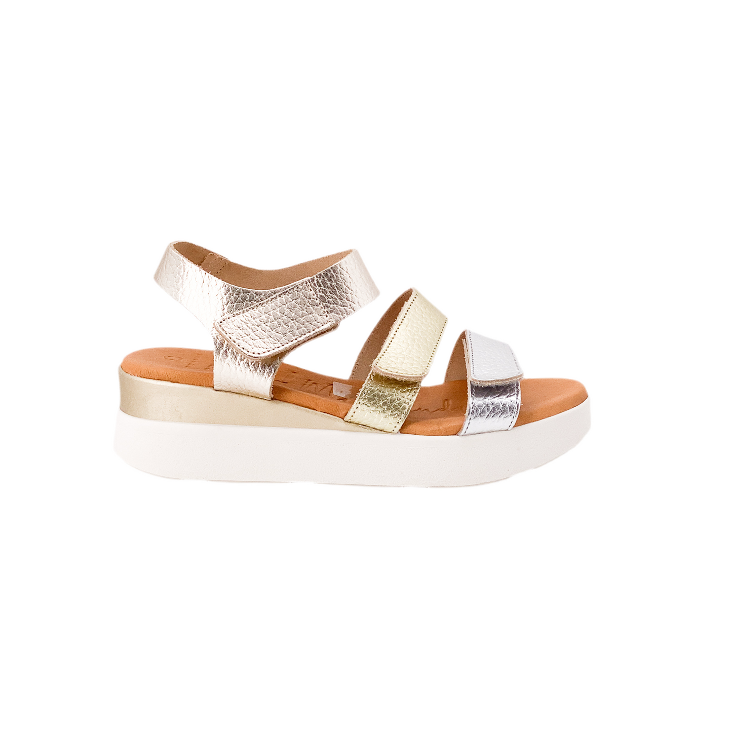 Oh! Meine Sandalen 5674 Doya Champagner