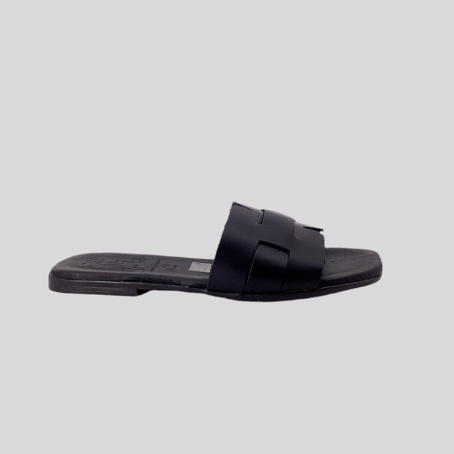 Oh! Meine Sandalen 5550 Schwarzes Rindsleder