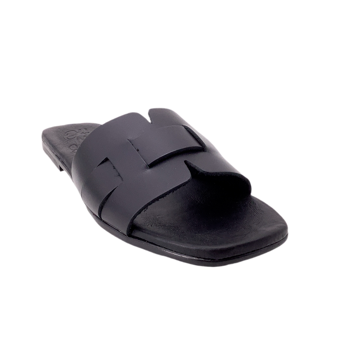 Oh! Meine Sandalen 5550 Schwarzes Rindsleder
