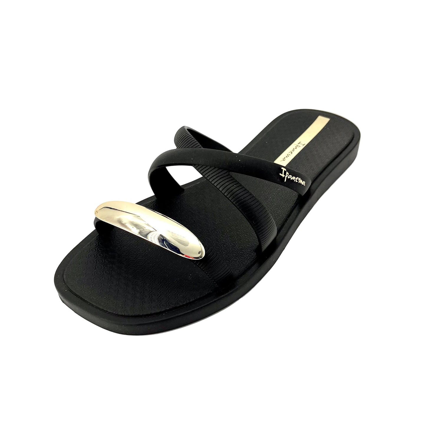 Ipanema Metal Chic Slide Black Gold Beige