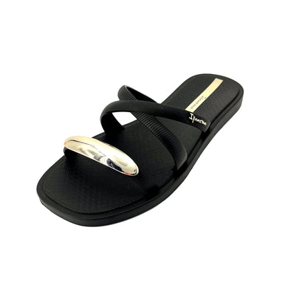 Ipanema Metal Chic Slide Black Gold Beige
