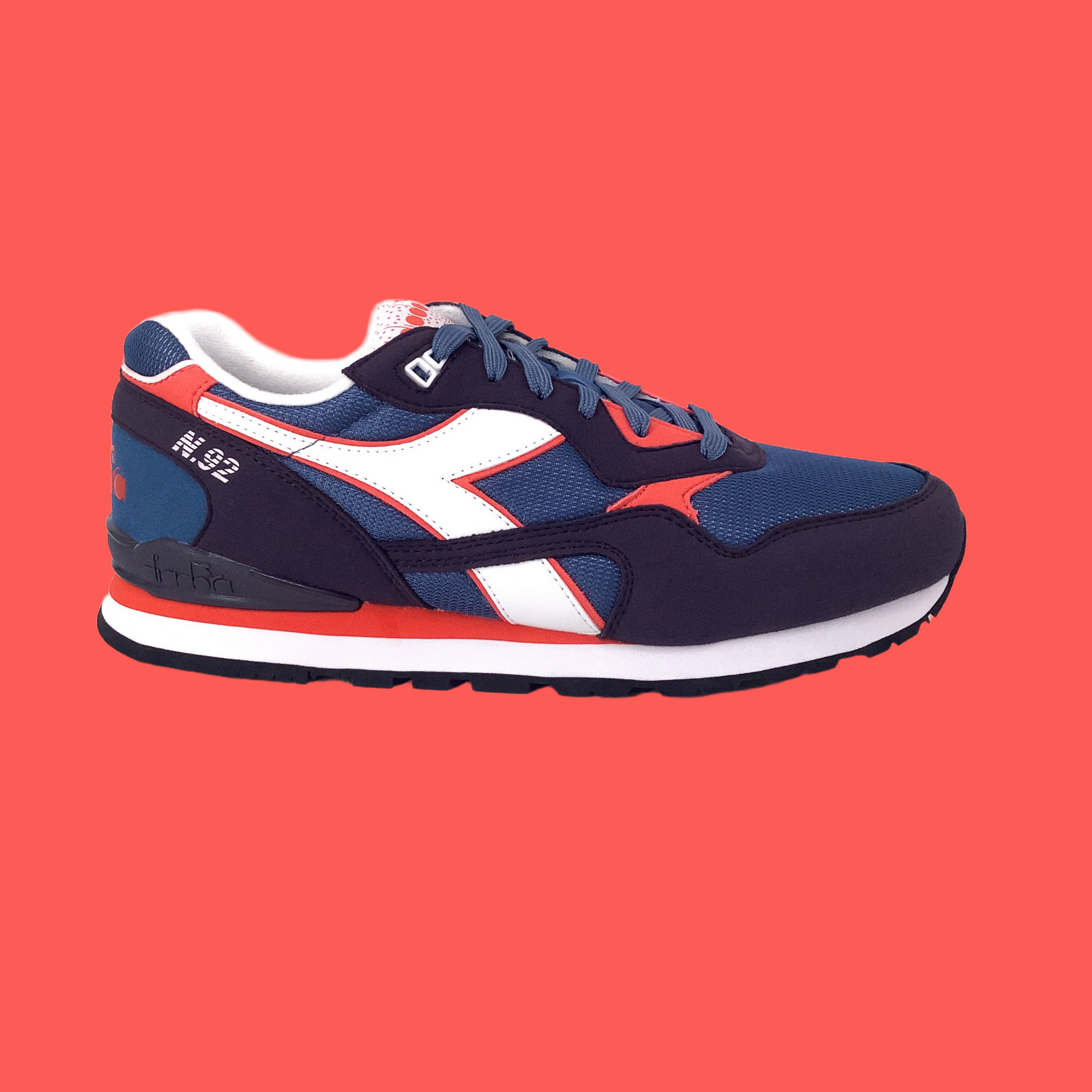 Diadora N.92 Blu Metalizzato Calzature Tomba