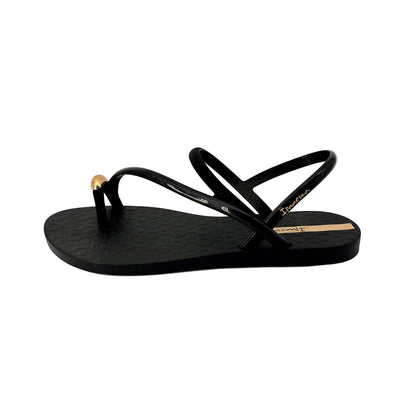 Ipanema Glam Ring Sandal Black Beige
