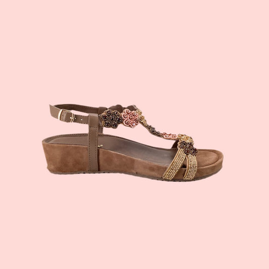 Cinzia Soft 1030 002 Leather Taupe Multi