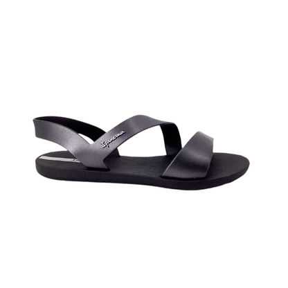 Ipanema Vibe Sandale Fem Schwarz Farbverlauf Silber