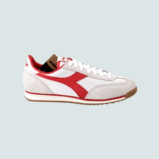 Diadora Cross Bianco Rosso Lava Fuso