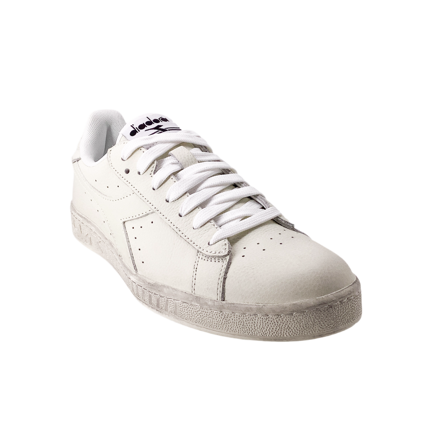 Diadora Game L Low Waxed Bianco Bianco