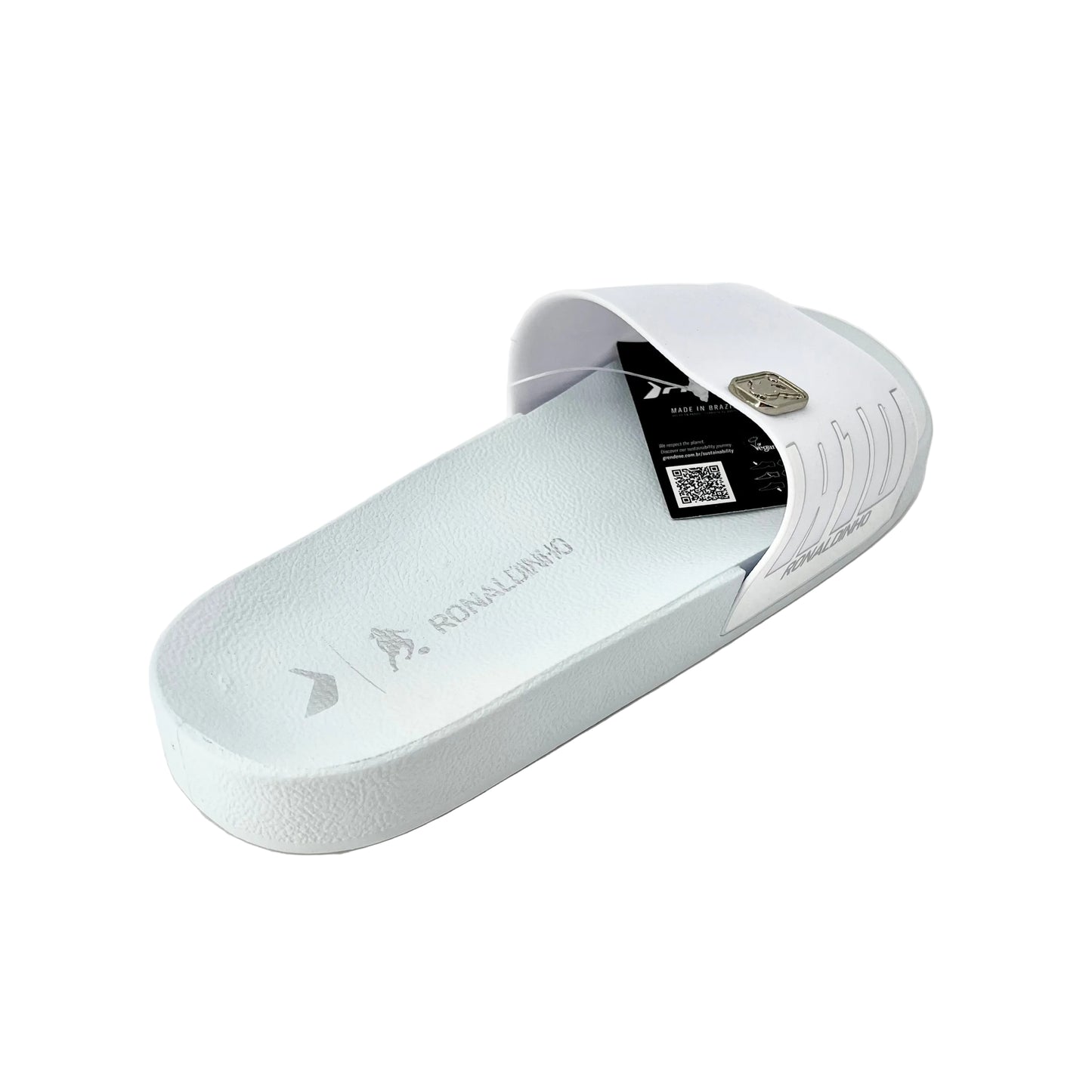 Rider R10 Slide Ad White White Silver