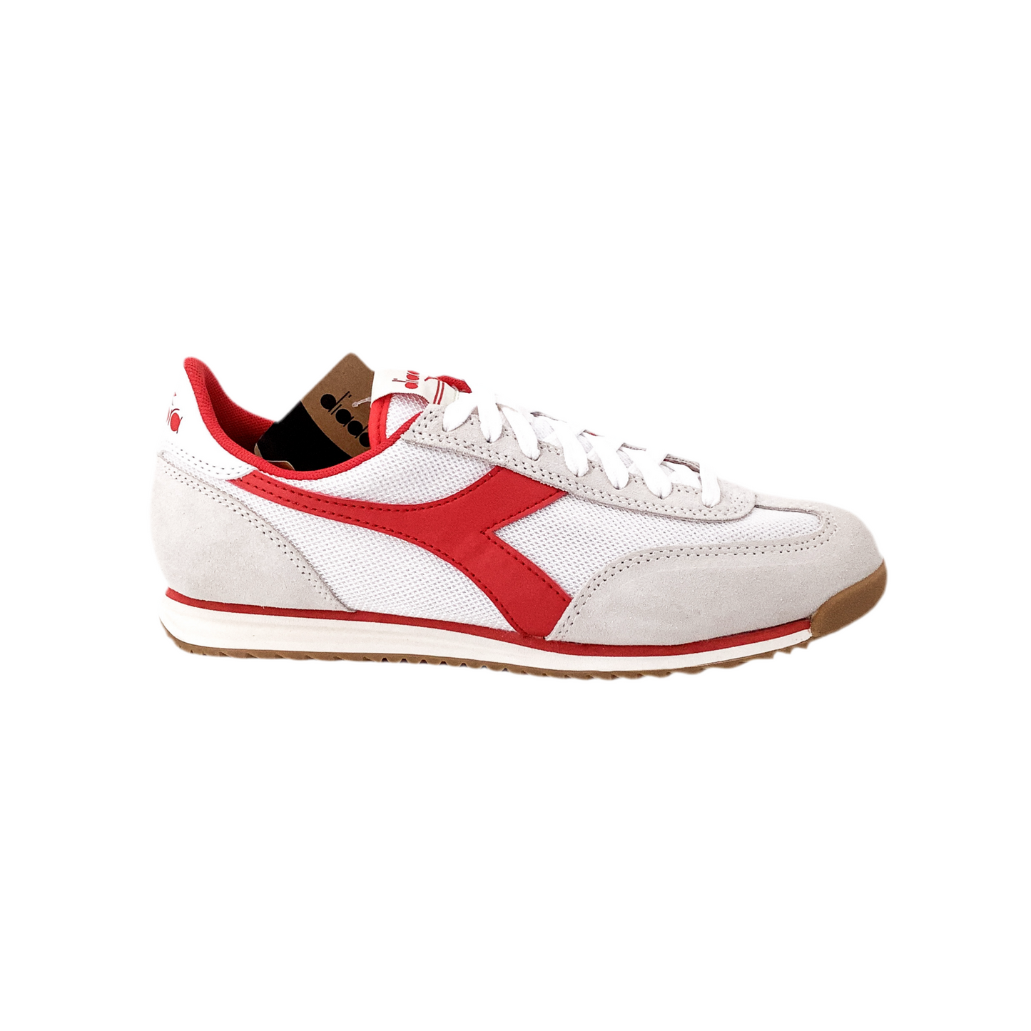 Diadora Cross Bianco Rosso Lava Fuso