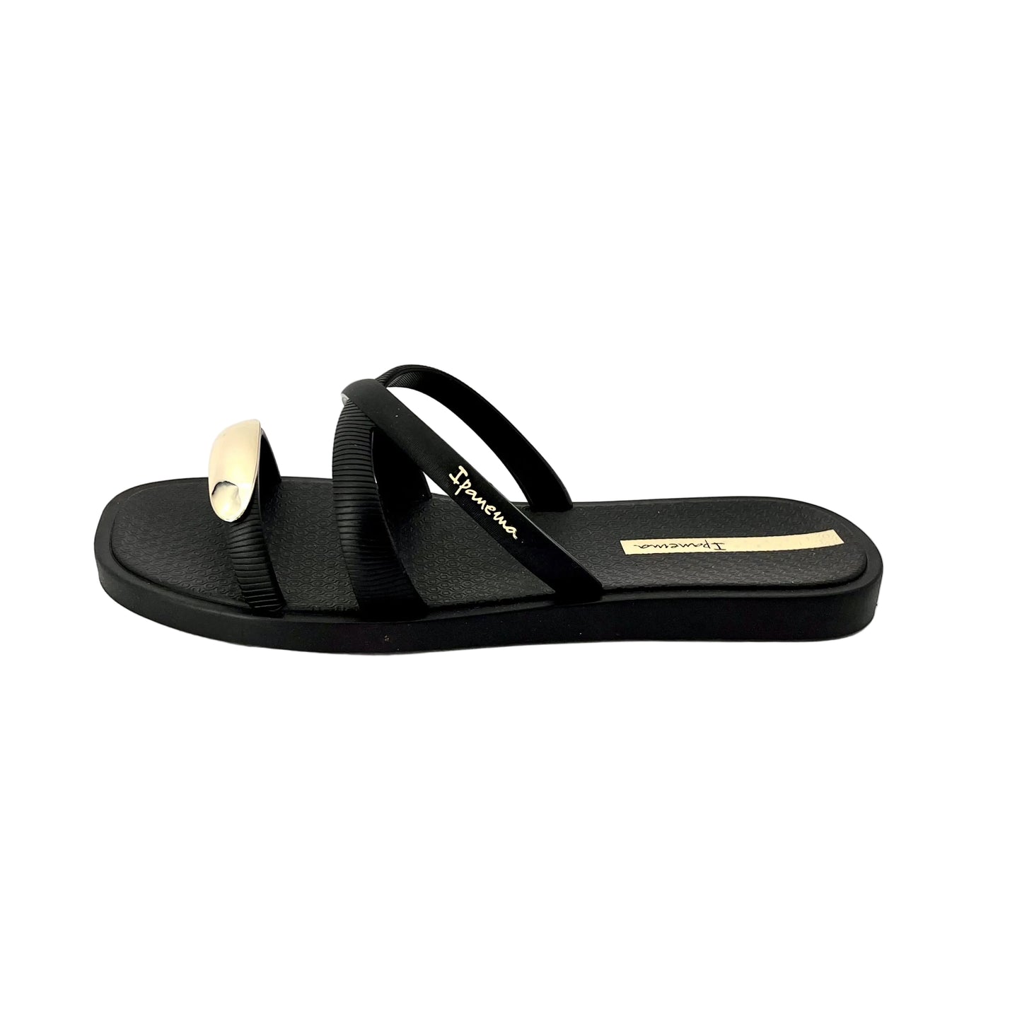 Ipanema Metal Chic Slide Black Gold Beige