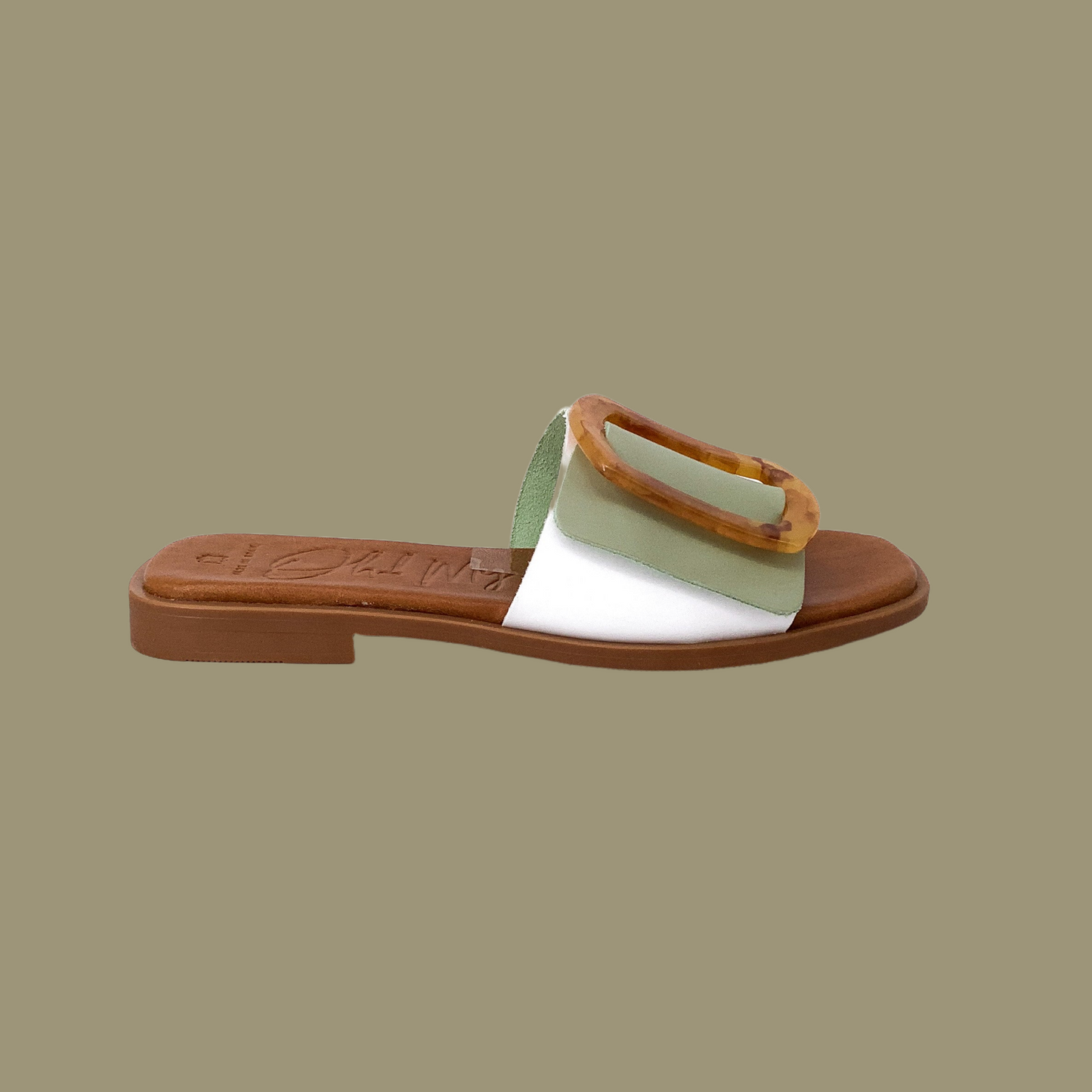 Oh My Sandals! 5155 Blanco Alga