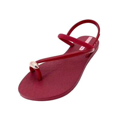 Ipanema Glam Ring Sandal Burgundy Rose