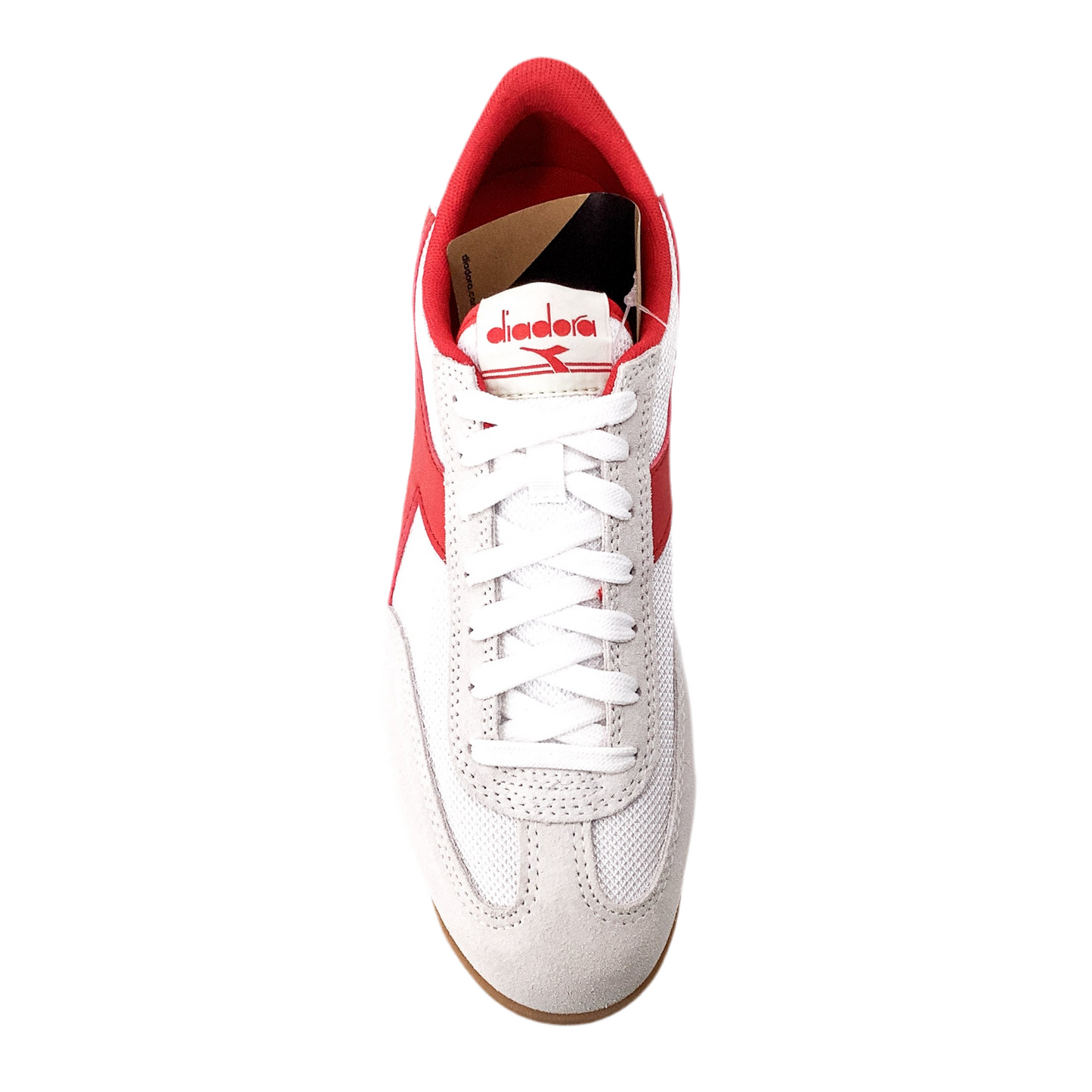 Diadora Cross Bianco Rosso Lava Fuso