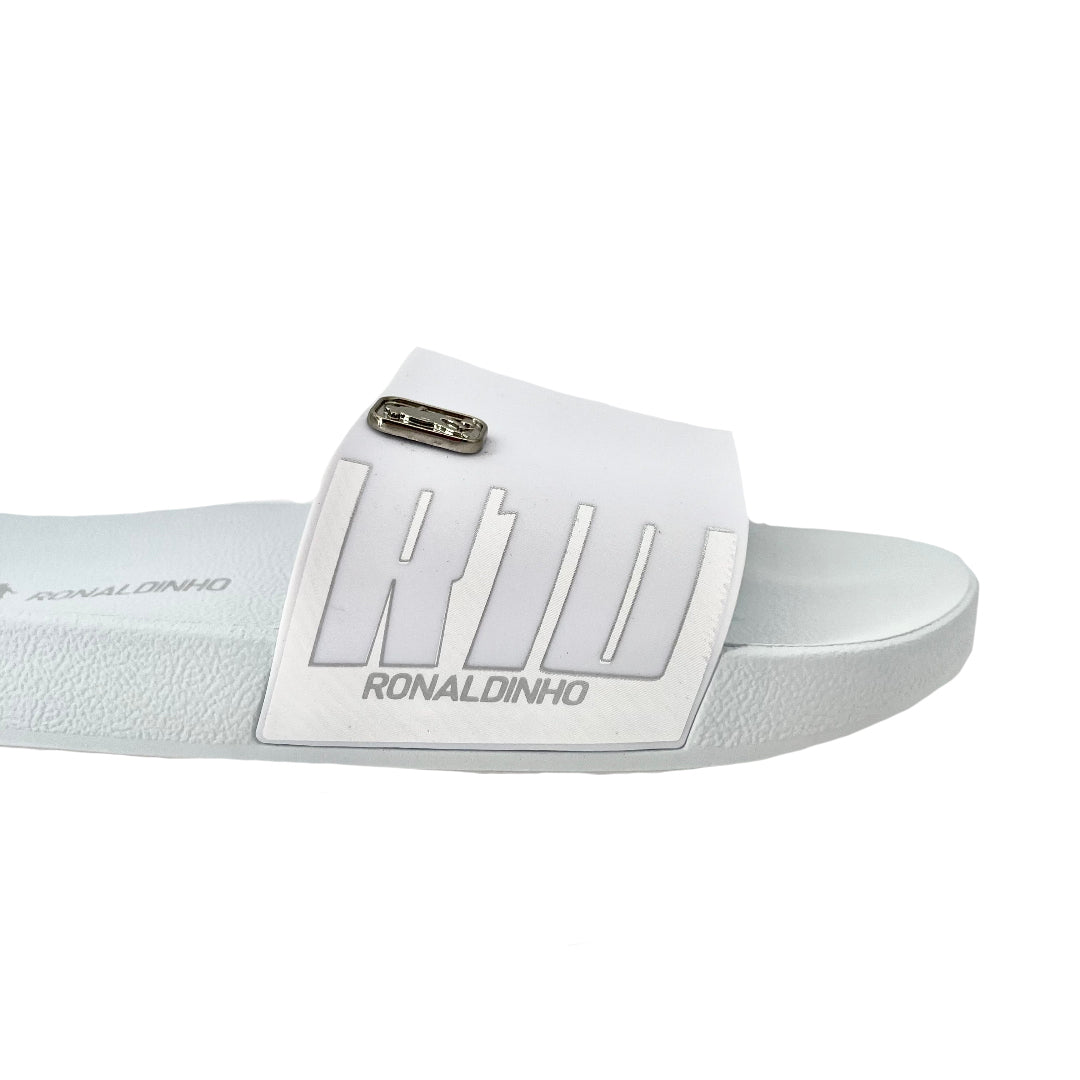 Rider R10 Slide Ad White White Silver