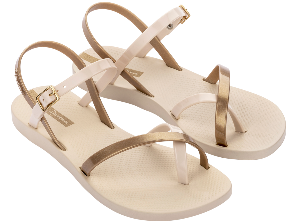 Ipanema Fashion Sand Viii  Fem Black Beige Gold
