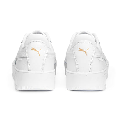 Puma Carina Street White White Gold