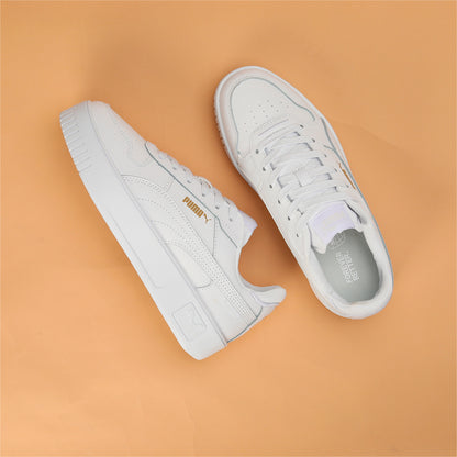 Puma Carina Street White White Gold