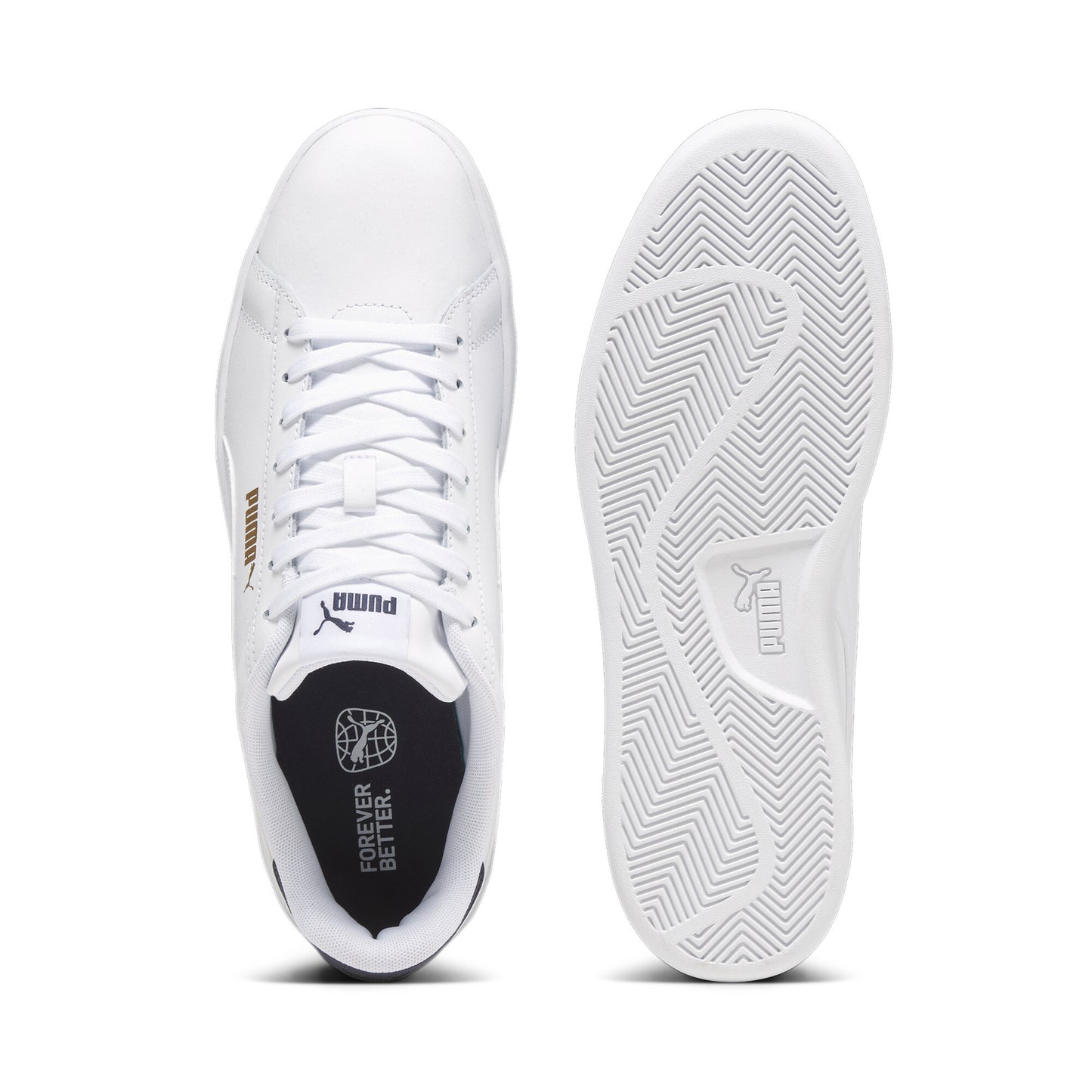 Puma Smash 3.0 L White Navy Gold