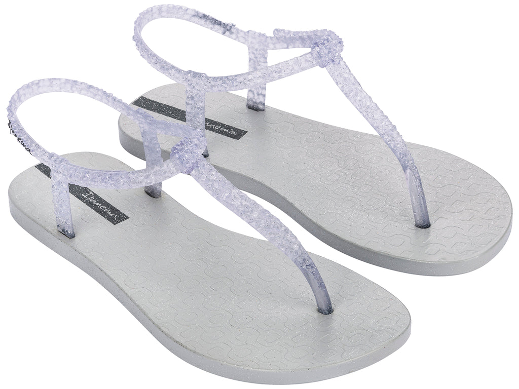 Ipanema Class Glitz Sandal Fem Grey Silver