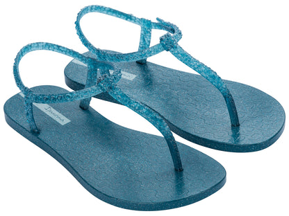 Ipanema Class Glitz Sandal Fem Blue Glitter Blue