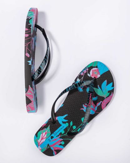 Ipanema Flower Bomb Fem Black Blue Pink