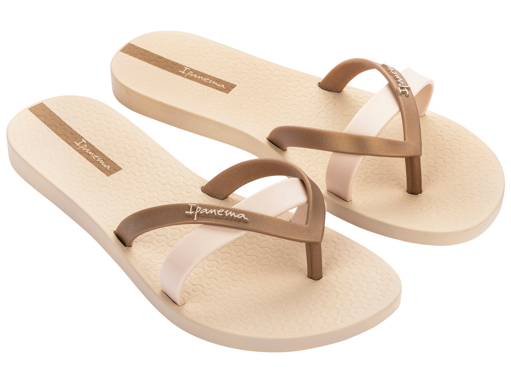 Ipanema Kirei Fem Beige Gold