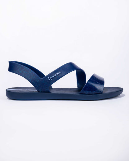 Ipanema Vibe Sandal Fem Blue Glitter Blue