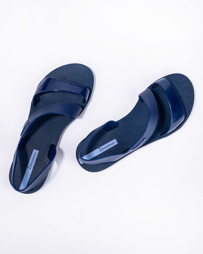 Ipanema Vibe Sandal Fem Blue Glitter Blue
