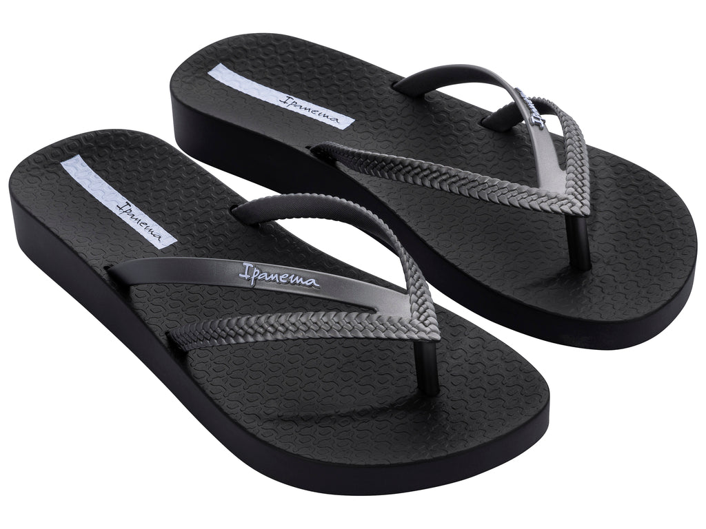 Ipanema Bossa Soft V Fem Black Silver