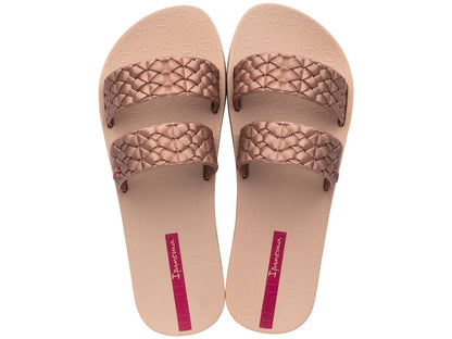 Ipanema Renda Ii Fem White Metallic Pink