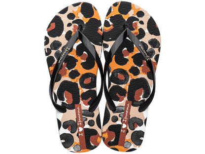 Ipanema Animale Print Ii Fem White Black Orange
