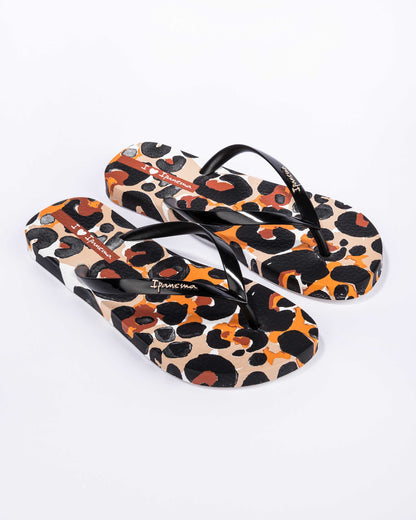 Ipanema Animale Print Ii Fem White Black Orange