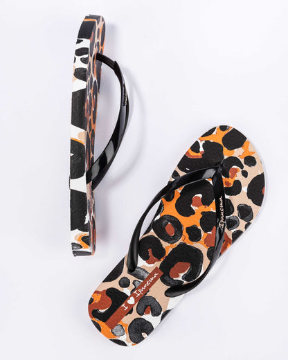 Ipanema Animale Print Ii Fem White Black Orange