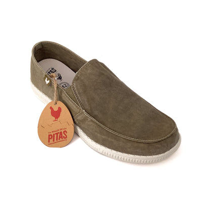 Walk In Pitas Wp150 Slip On Washed Taupe