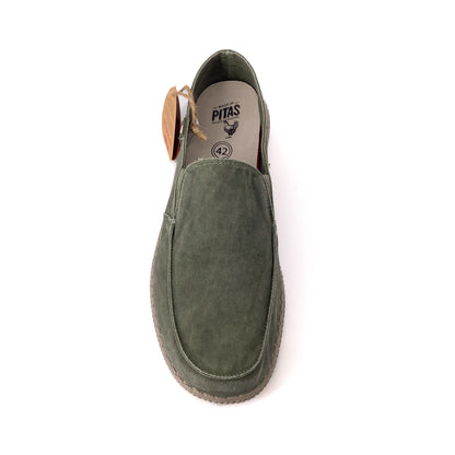 Walk In Pitas Wp150 Slip On Washed Kaki